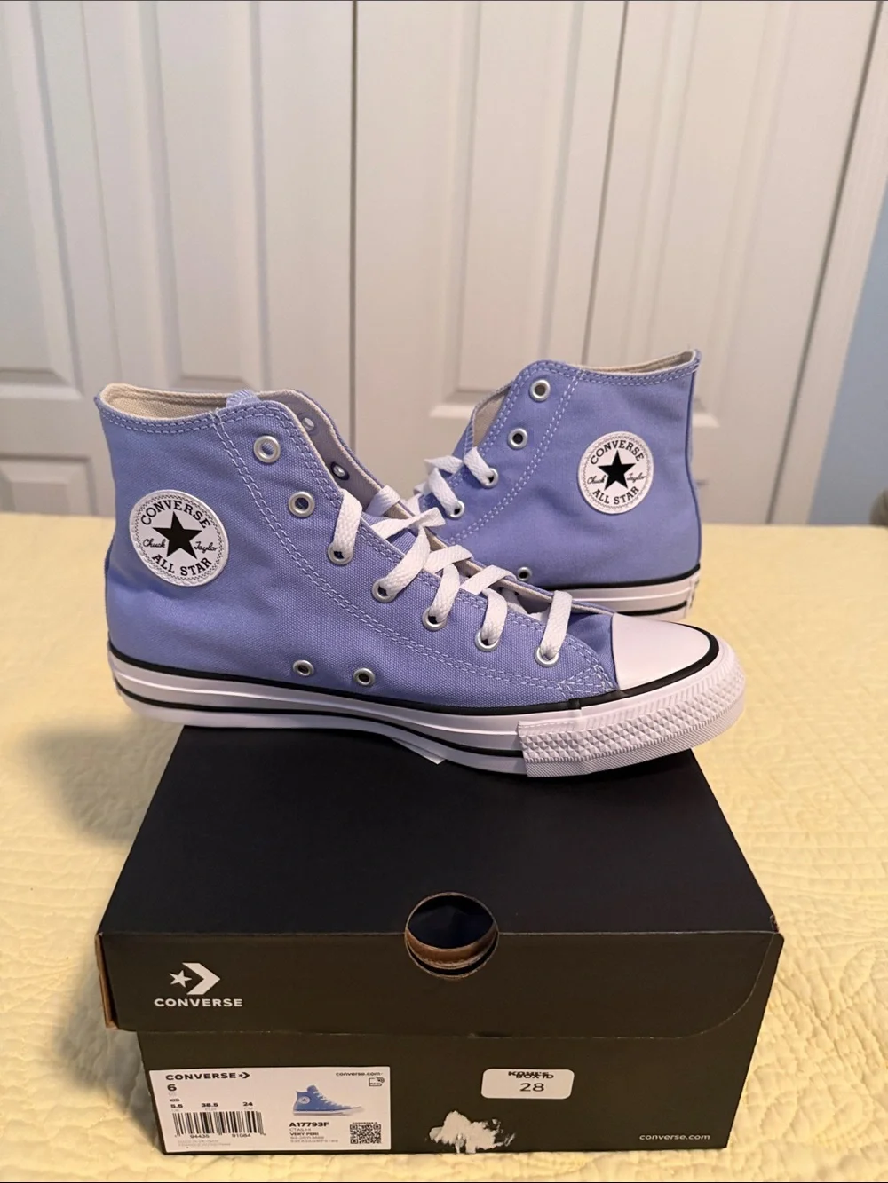 Converse High Top Sneakers - Light Periwinkle